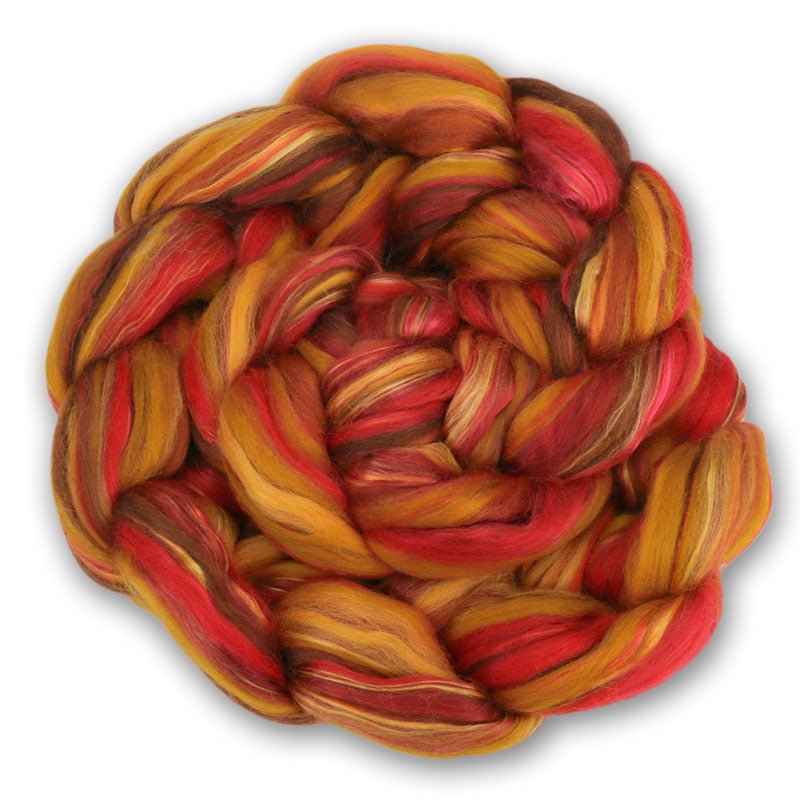 Magical Merino Wool and Mulberry Silk Blend - House Gryffingate - 1 oz - Paradise Fibers