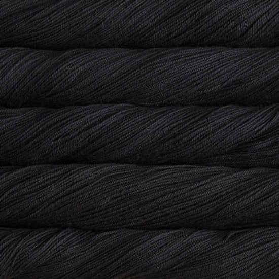 Malabrigo Sock Yarn in Black - a black colorway