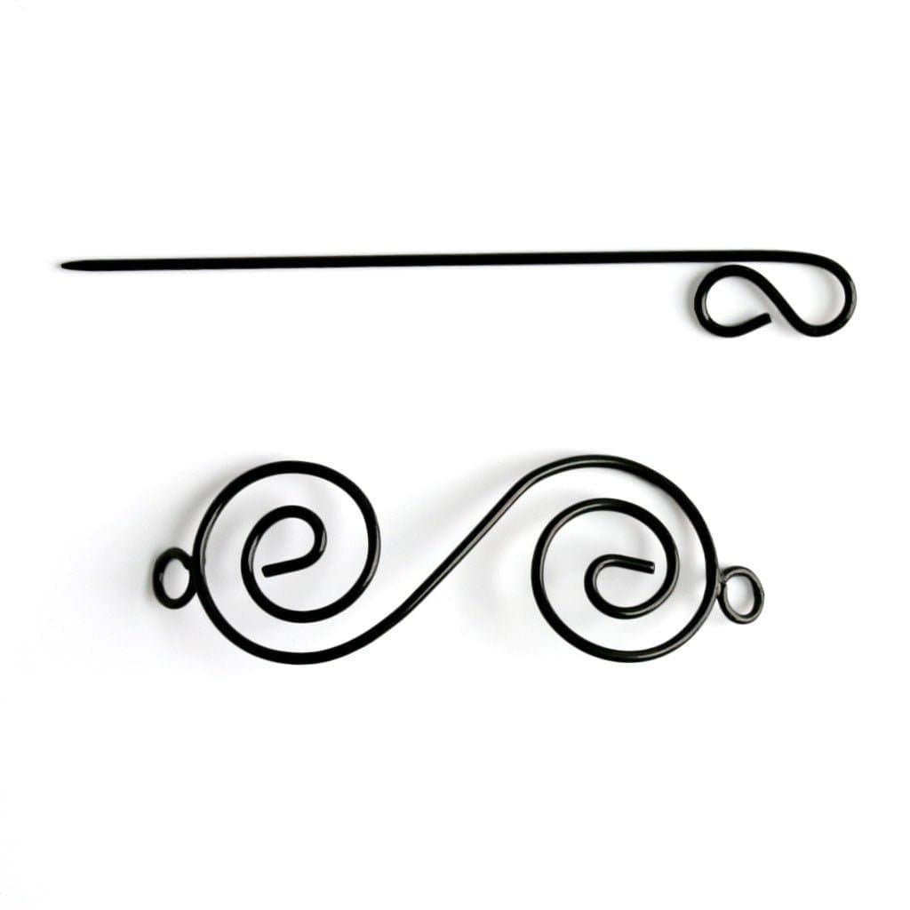 Nirvana Swirl Shawl Pin - Paradise Fibers