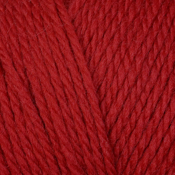 Chili 8350, a bright fiery red skein of washable DK weight Ultra Wool yarn.