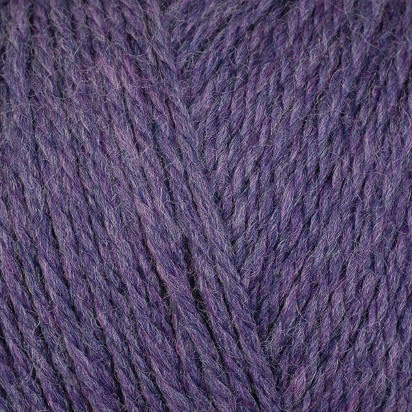 Lavender 83157, a deep heathered purple skein of washable DK weight Ultra Wool yarn.