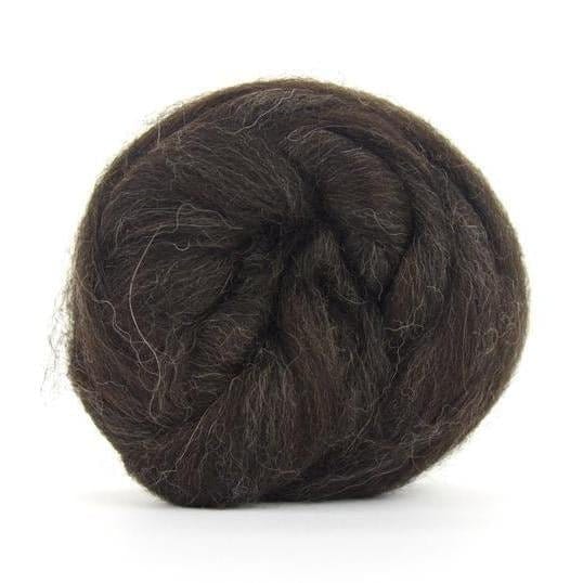 Paradise Fibers Black Shetland Wool Roving - Paradise Fibers