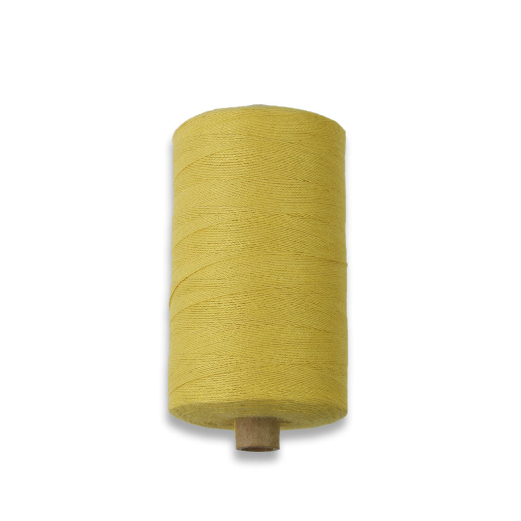 Bockens 8/2 Cotton Yarn - Butter Yellow-Weaving Cones-