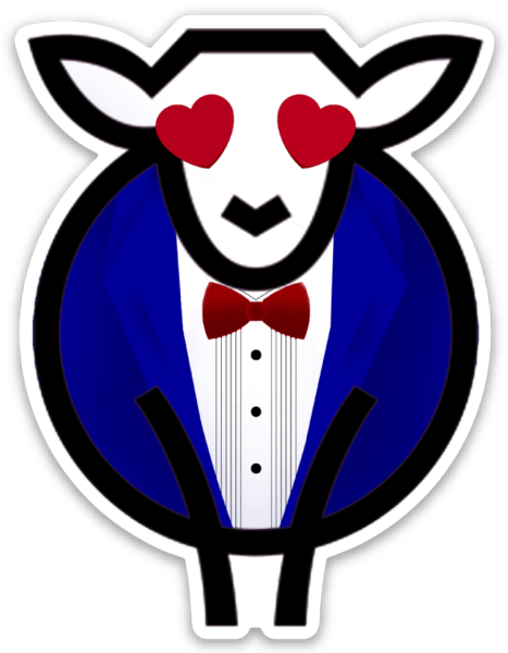 Paradise Fibers Sheep Stickers-Stickers-Cewepid-