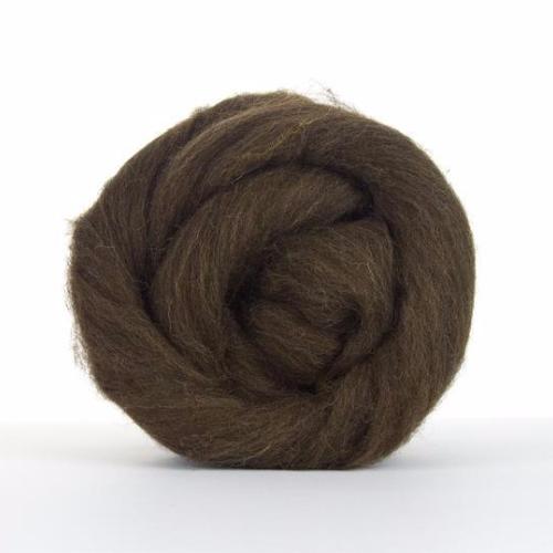 Paradise Fibers Corriedale Top - Natural Brown - Paradise Fibers