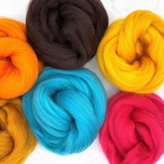 Paradise Fibers Mixed Corriedale Wool Bag - Arabian Collection - Paradise Fibers