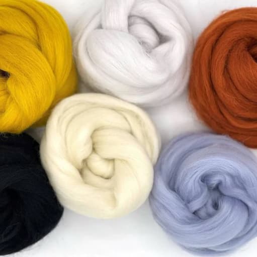 Paradise Fibers Mixed Corriedale Wool Bag - Zen Collection - Paradise Fibers