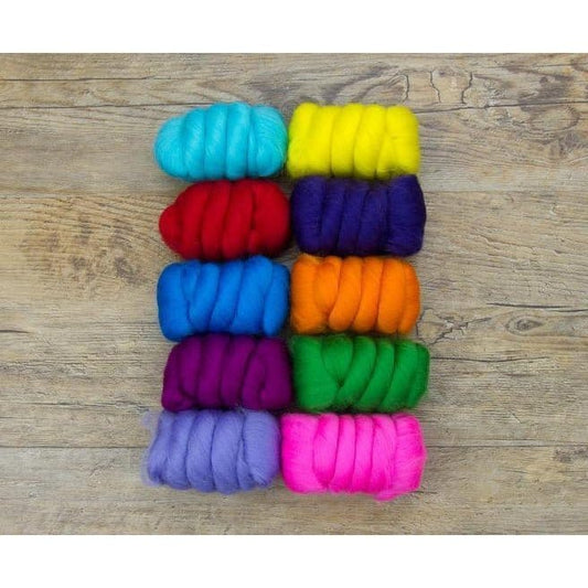 Paradise Fibers Mixed Merino Wool Bag - Beautiful Brights - Paradise Fibers