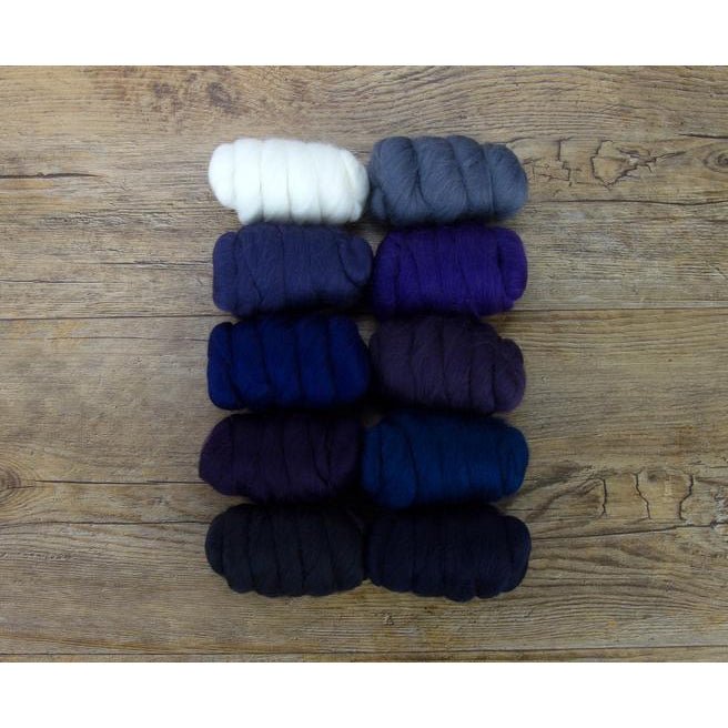 Paradise Fibers Mixed Merino Wool Bag - Starry Night - Paradise Fibers