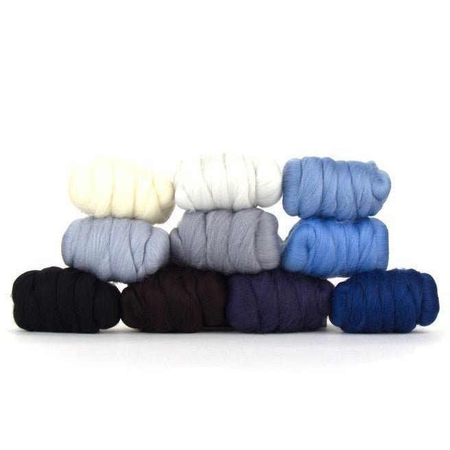 Paradise Fibers Mixed Merino Wool Bag - Winter Wonderland - Paradise Fibers