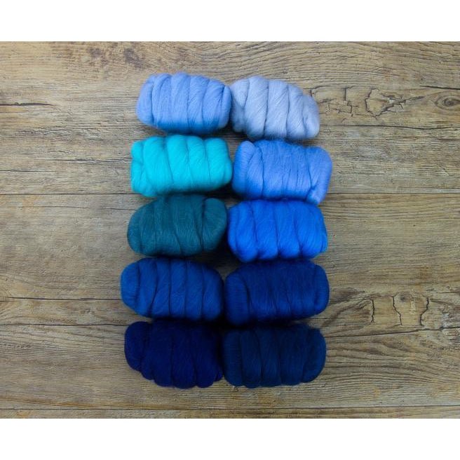 Paradise Fibers Mixed Merino Wool Bag - Wooly Waves - Paradise Fibers