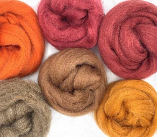 Paradise Fibers Mixed Shetland Wool Bag - Campfire Collection - Paradise Fibers