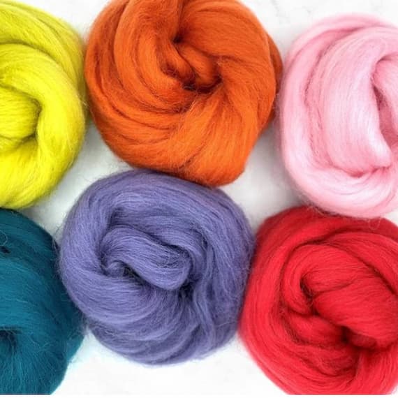 Paradise Fibers Mixed Shetland Wool Bag - Flower Fields Collection - Paradise Fibers