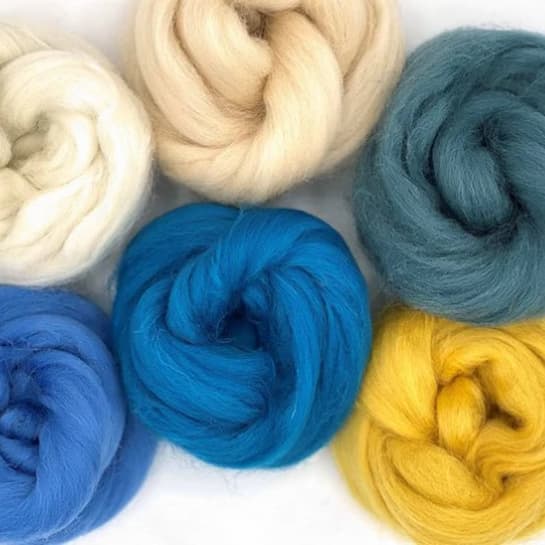 Paradise Fibers Mixed Shetland Wool Bag - Seaside Collection - Paradise Fibers