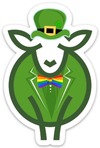 Paradise Fibers Sheep Stickers-Stickers-Mr. Rainbow Pots-