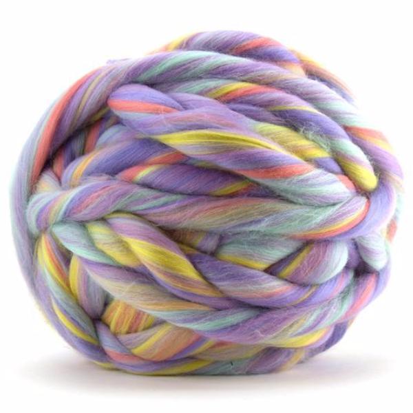 Paradise Fibers Multi Color Merino Wool Top - Unicorn - Paradise Fibers
