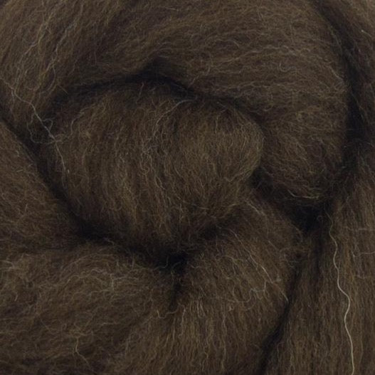 Paradise Fibers Natural Brown Merino Top - Paradise Fibers