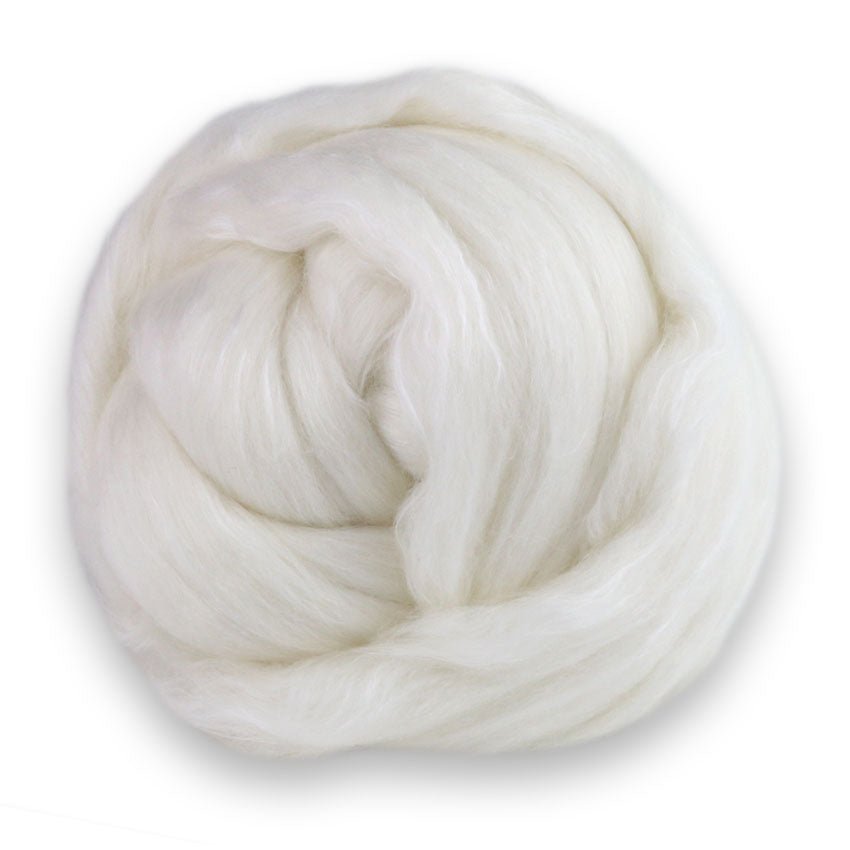 Paradise Fibers Polwarth/Mulberry Silk Fiber - 75/25 - Paradise Fibers