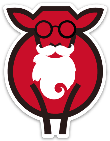 Paradise Fibers Sheep Stickers-Stickers-Potterclaus-