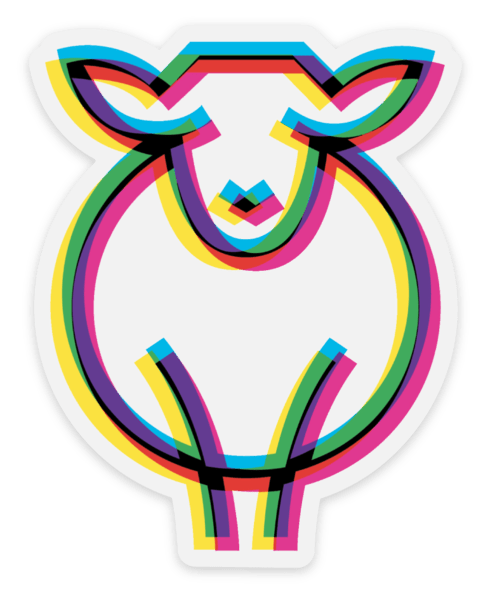 Paradise Fibers Sheep Stickers - Paradise Fibers