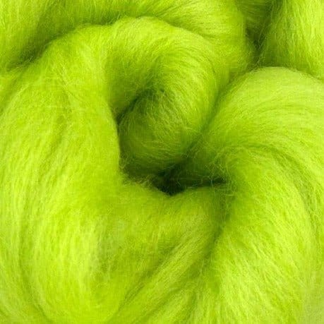 Paradise Fibers Solid Colored Corriedale - Citrus - Paradise Fibers