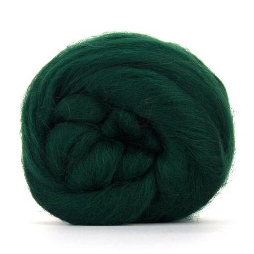 Paradise Fibers Solid Colored Corriedale - Conifer - 1oz - Paradise Fibers