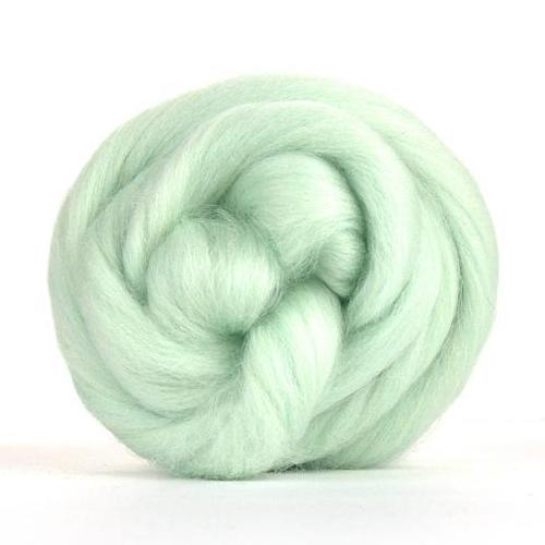 Paradise Fibers Solid Colored Corriedale - Peppermint - 1oz - Paradise Fibers