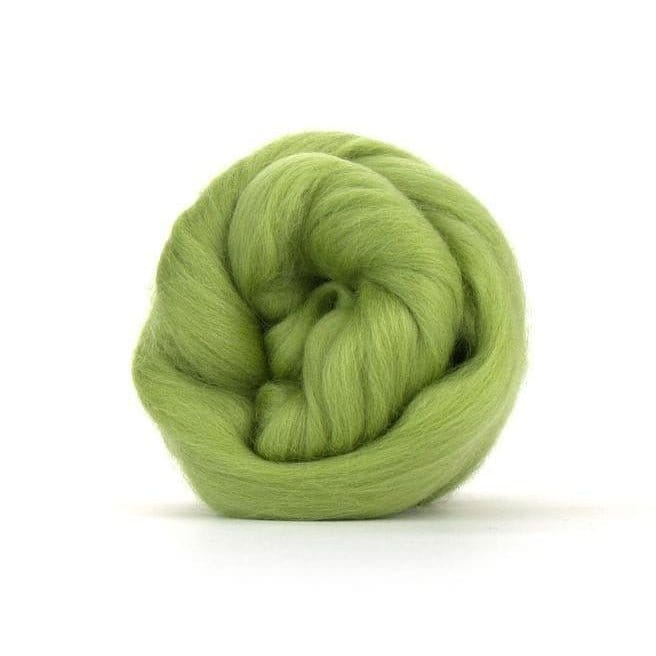 Paradise Fibers Solid Colored Merino Top - 32 Sage - 1oz - Paradise Fibers