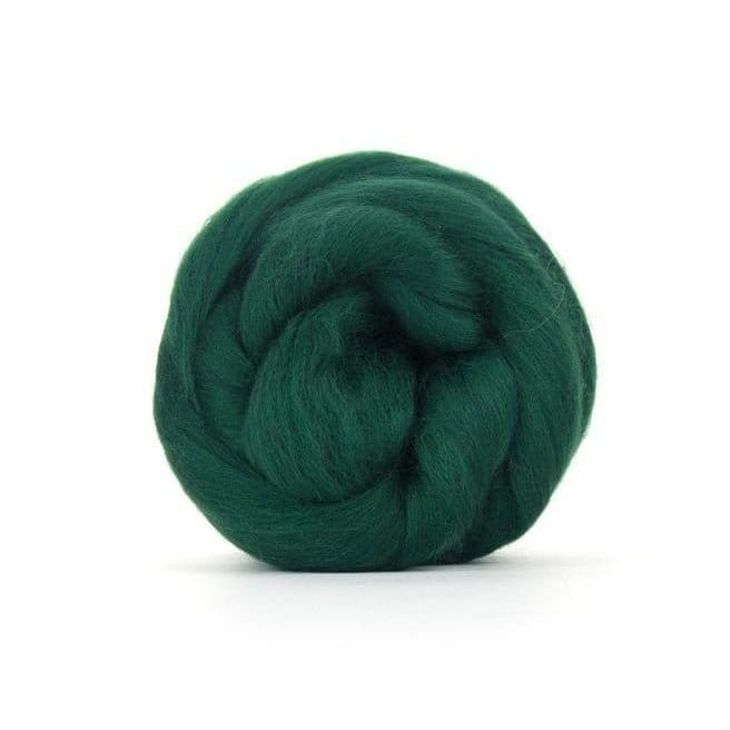 Paradise Fibers Solid Colored Merino Top - 34 Conifer - 1oz - Paradise Fibers