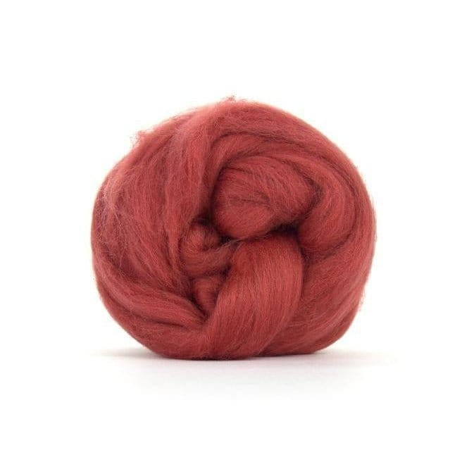Paradise Fibers Solid Colored Merino Top - 68 Damask - 1oz - Paradise Fibers