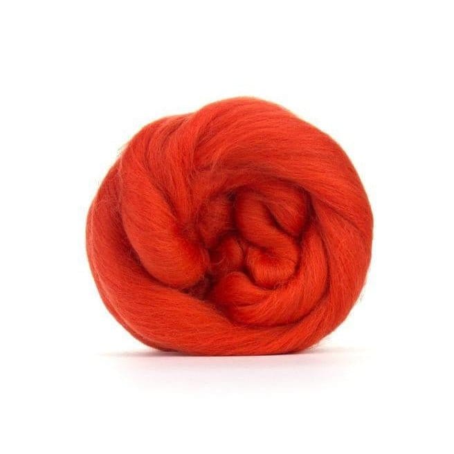 Paradise Fibers Solid Colored Merino Top - 78 Begonia - 1oz - Paradise Fibers