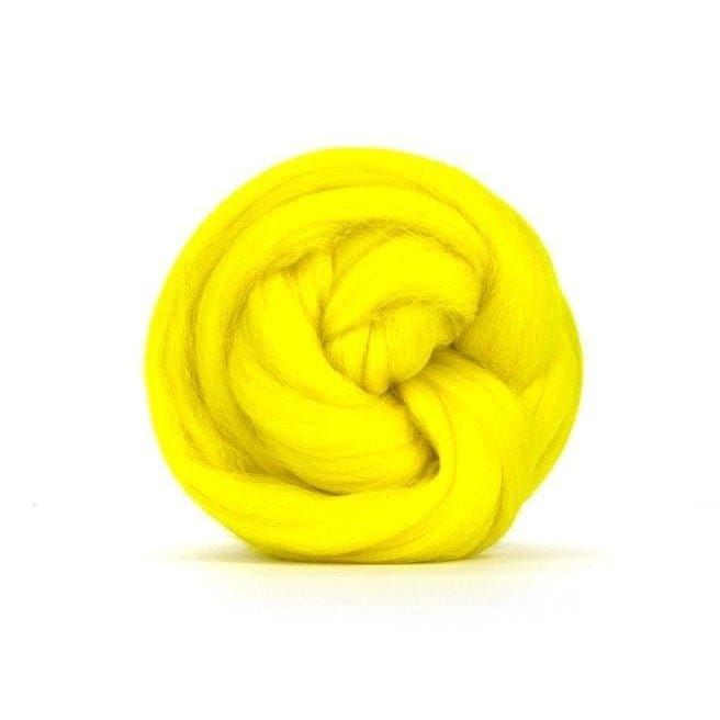 Paradise Fibers Solid Colored Merino Top - 81 Jonquil - 1oz - Paradise Fibers