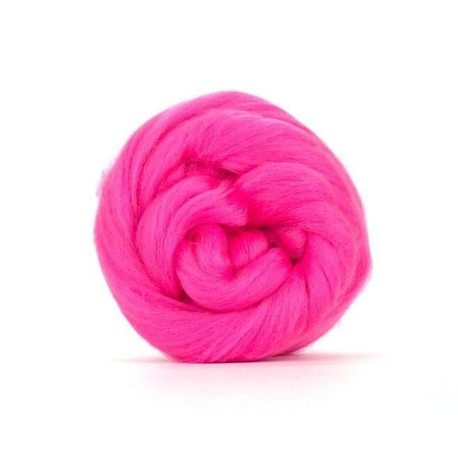 Paradise Fibers Solid Colored Merino Top - 92 Barbie - 1oz - Paradise Fibers