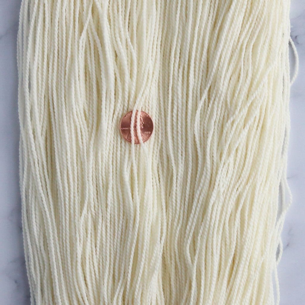 Paradise Fibers Undyed Deluxe High Twist Sock Yarn - Paradise Fibers