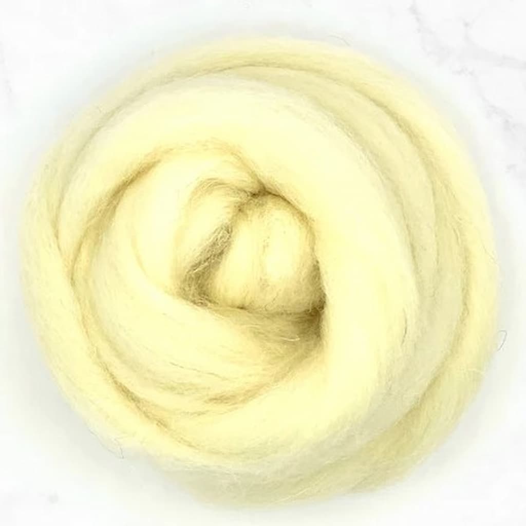 Paradise Fibers White Bergschaf Top - Paradise Fibers