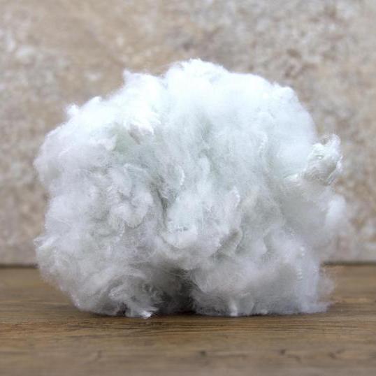 Paradise Fibers White Polyester Staple Fiber - 1oz - Paradise Fibers
