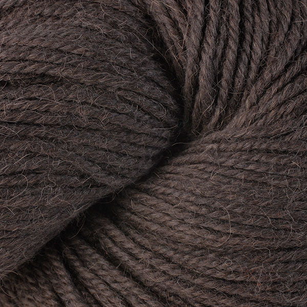 Carob 62116, a brown skein of Ultra Alpaca Worsted.