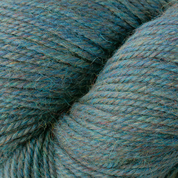 Cerulean Mix 62170, a pale heathered blue skein of Ultra Alpaca Worsted.