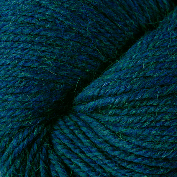Oceanic Mix 6285, a heathered blue/green skein of Ultra Alpaca Worsted.