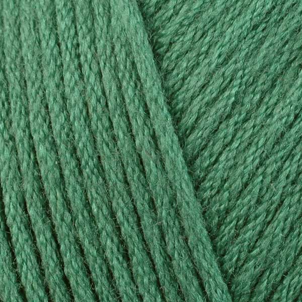 Color Fern 9776. A medium green skein of Berroco Comfort Worsted washable yarn.