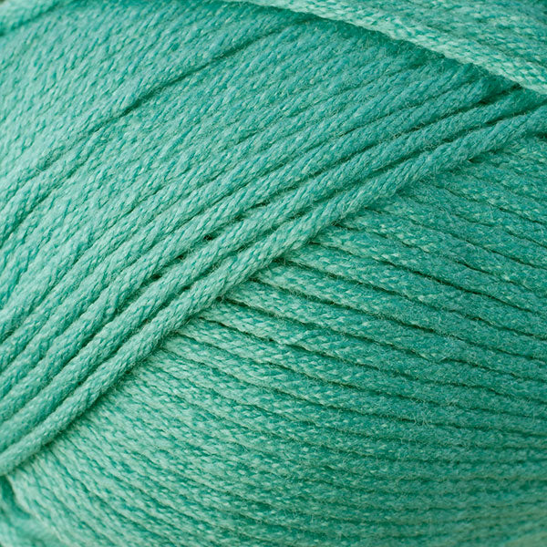 Color Turquoise 9733. A light green blue skein of Berroco Comfort Worsted washable yarn.