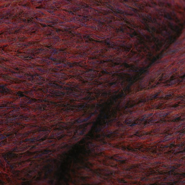 Garnet Mix 72183, a heathered red skein of Ultra Alpaca Chunky.