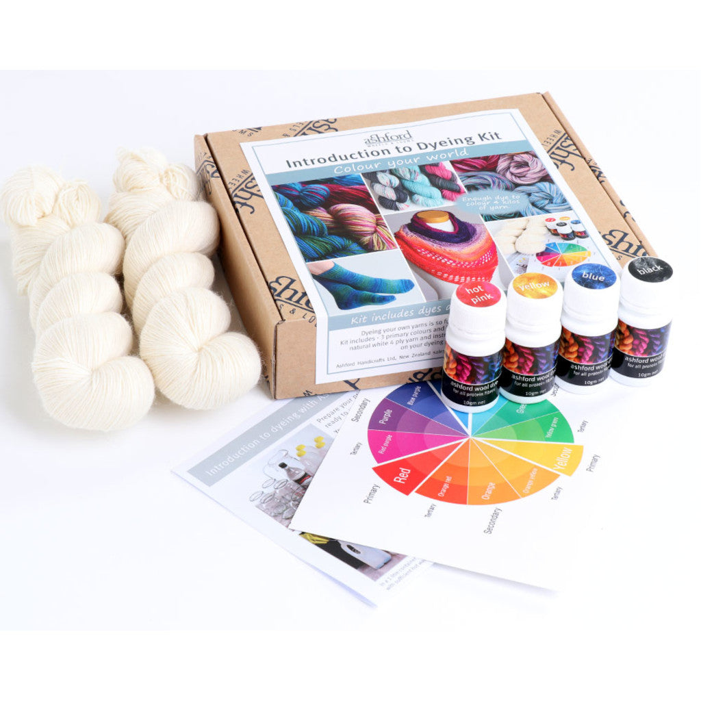 Ashford Introduction to Dyeing Kit with box