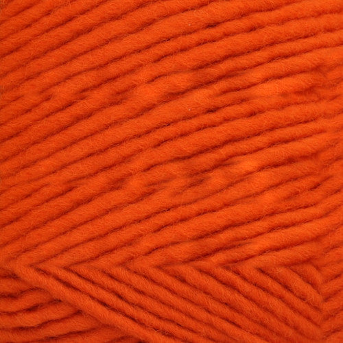 Brown Sheep Lanaloft Bulky in Burnt Orange - a bright orange colorway