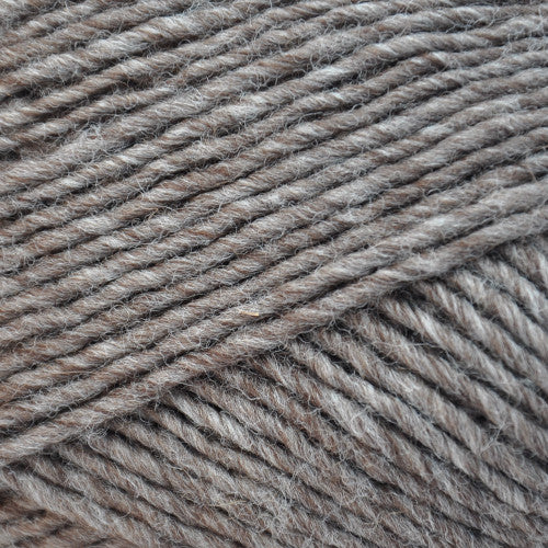 Brown Sheep Lanaloft Bulky in Cliff Rock - a variegated grey and brown colorway