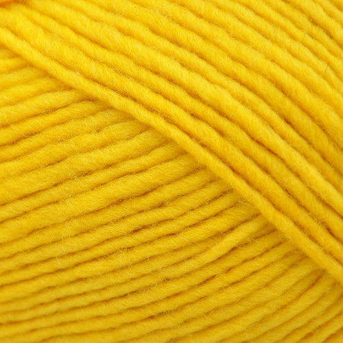 Brown Sheep Lanaloft Bulky in Lemon Pound Cake - a bright yellow colorway