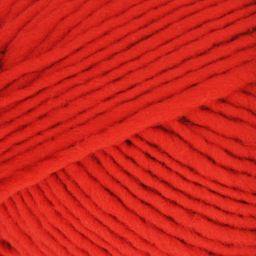 Brown Sheep Lanaloft Bulky in Lobster Red - a neon red colorway