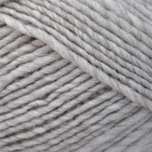 Brown Sheep Lanaloft Bulky in Sandstone Cove - a light grey colorway