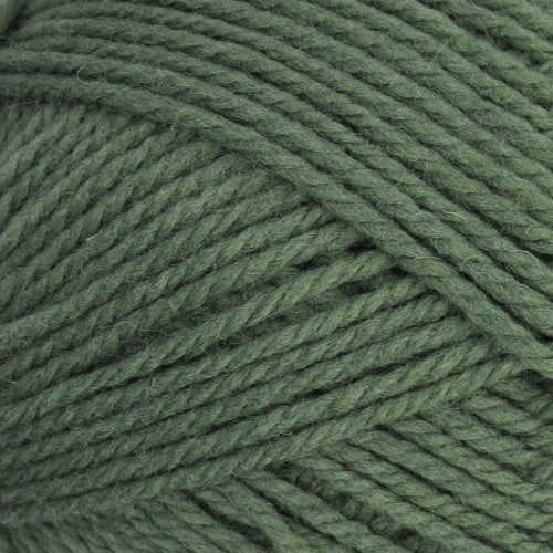 Pewter green yarn close-up