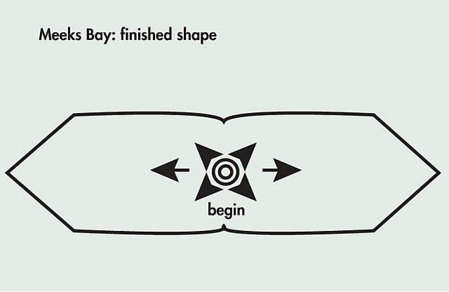 Romi Hill Meeks Bay Shawl Pattern - Paradise Fibers